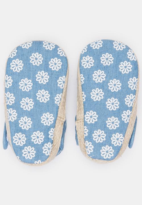 Pop Candy - Girls Bow Shoe Mid Blue