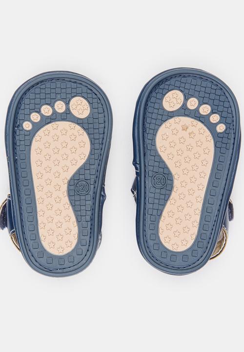 Pop Candy - Boys PU Sandals Navy