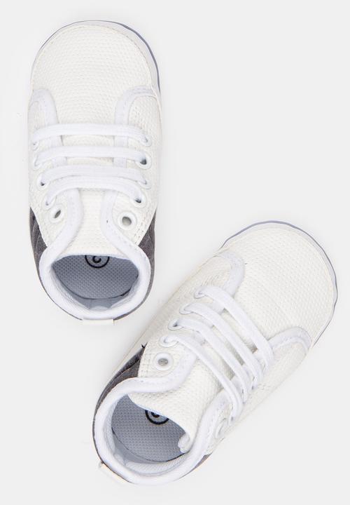 Pop Candy - Boys Hi Top Sneaker White
