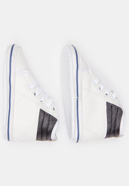 Pop Candy - Boys Hi Top Sneaker White