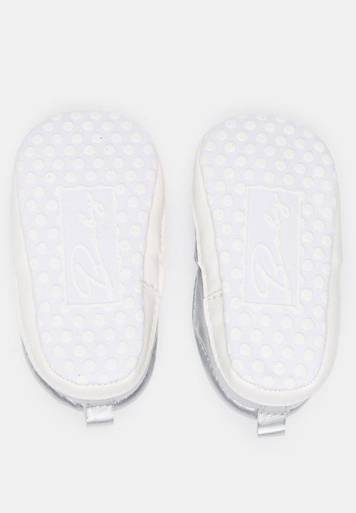 Pop Candy - Girls Star Slip on Sneaker Silver