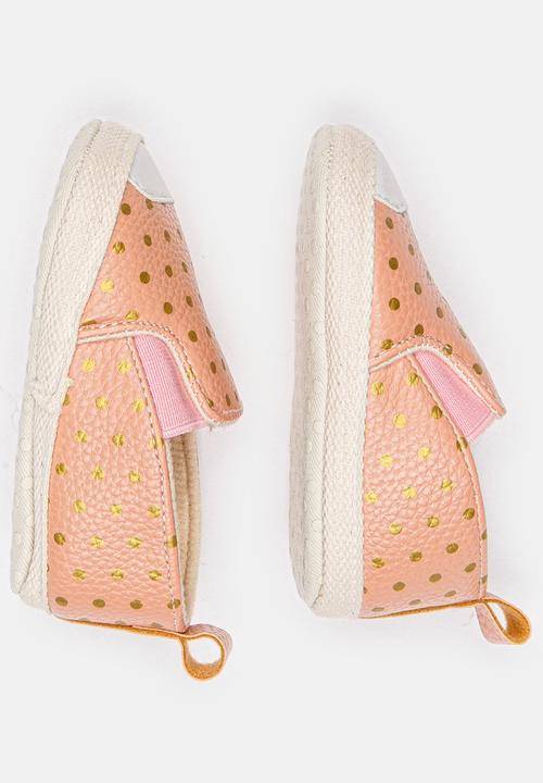 Pop Candy - Girls Printed Slip On Sneaker Mid Pink
