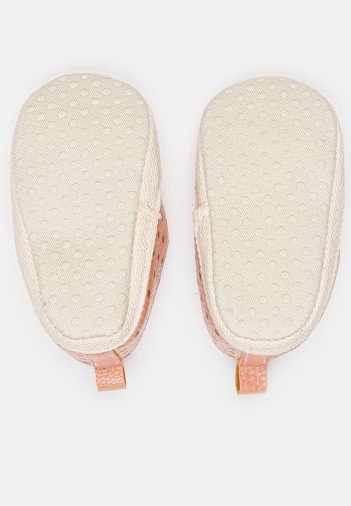 Pop Candy - Girls Printed Slip On Sneaker Mid Pink