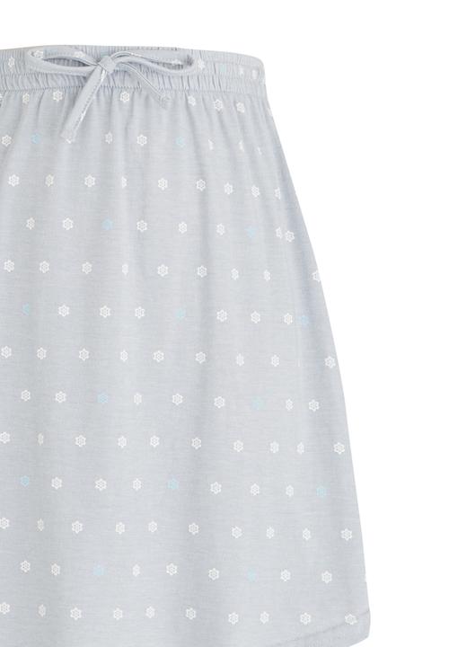 Rebel Republic - Knee Length Printed Knit Skirt Grey