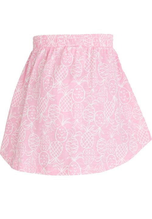 See-Saw - Knee Length Printed Knit Skirt Mid Pink