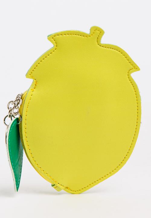 Pop Candy - Girls Lemon Purse Yellow