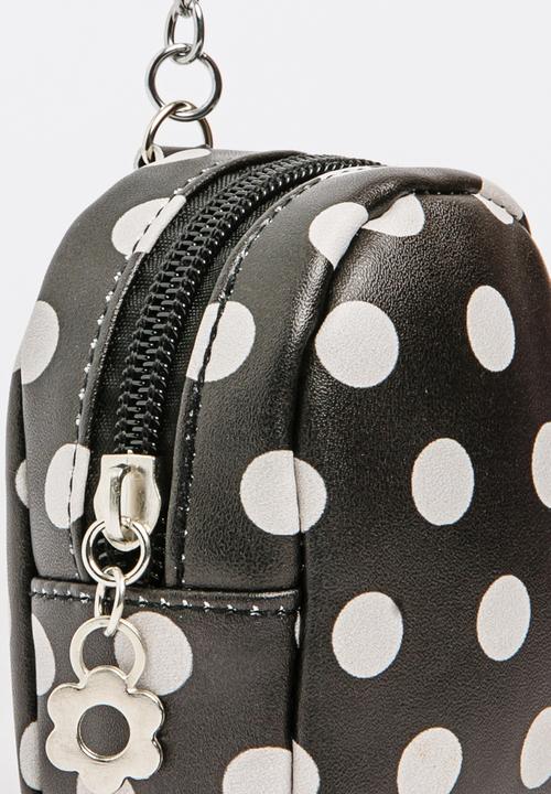 Pop Candy - Girls Spot Backpack Coin Purse Black