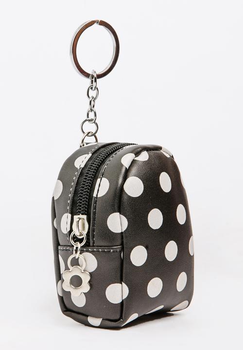Pop Candy - Girls Spot Backpack Coin Purse Black