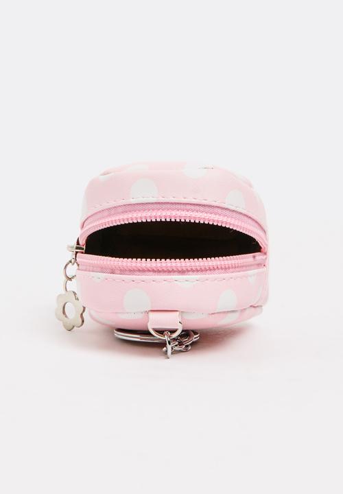 Pop Candy - Girls Spot Backpack Coin Purse Pale Pink