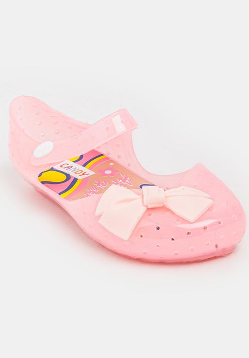 Pop Candy - Girls Jelly Pumps Mid Pink