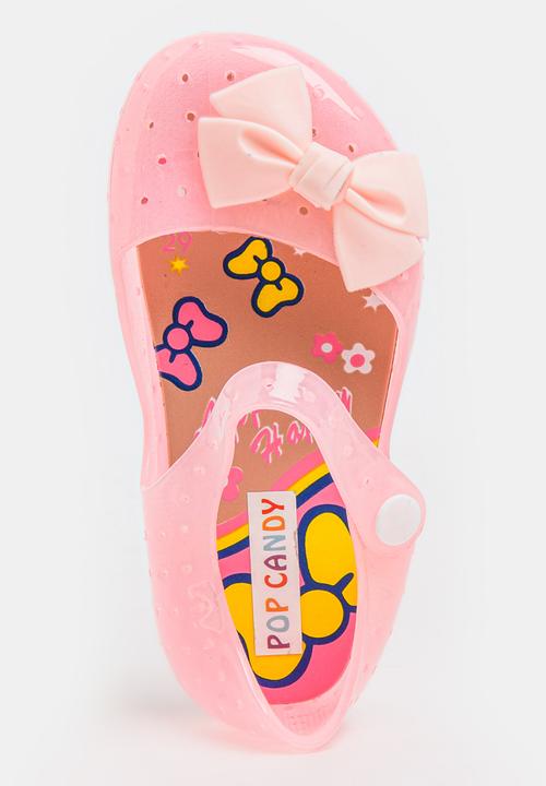 Pop Candy - Girls Jelly Pumps Mid Pink