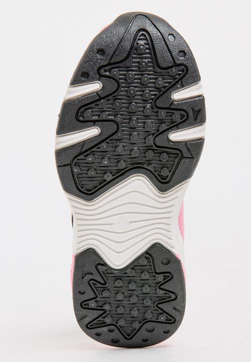 Pop Candy - Girls PU Suede Sneakers Mid Pink