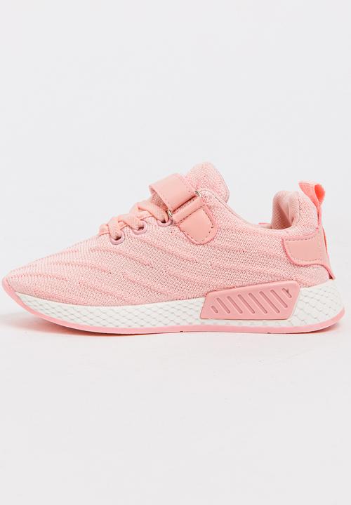 Pop Candy - Fabric Top Sneakers Pale Pink