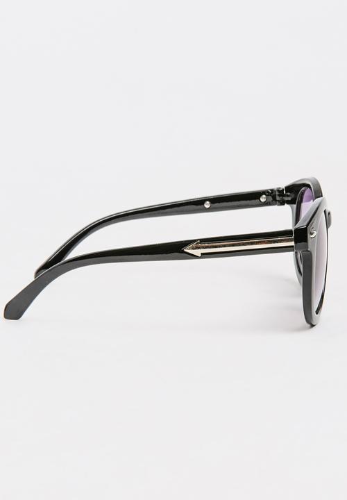 Pop Candy - Girls Plastic Sunglasses Black