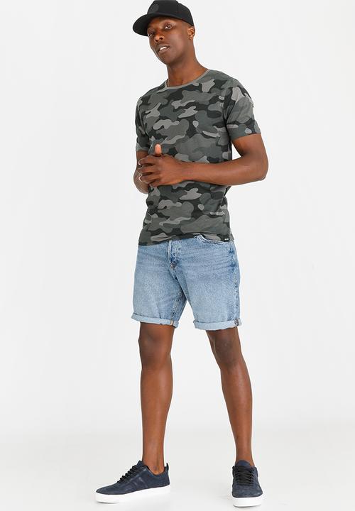 Only & Sons - Thomas Camo Print Tee Multi-colour