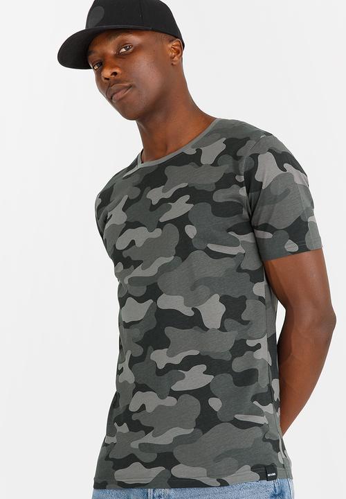 Only & Sons - Thomas Camo Print Tee Multi-colour