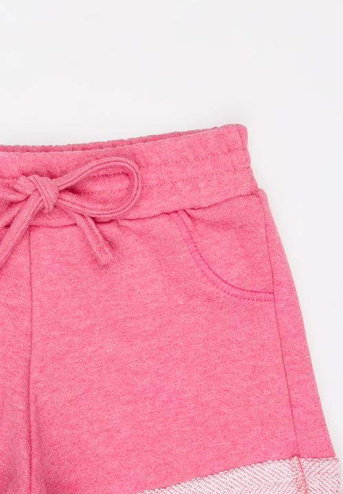 See-Saw - Fleece Shorts Dark Pink