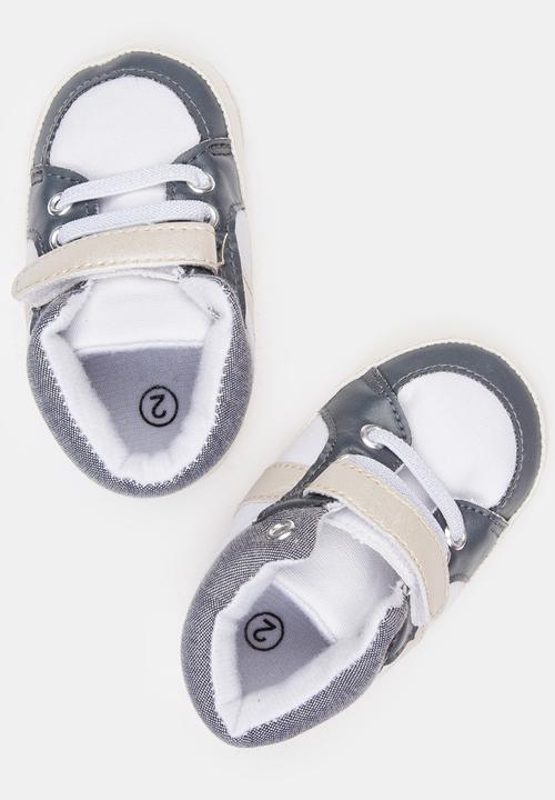 Pop Candy - Boys Hi Top Sneakers White