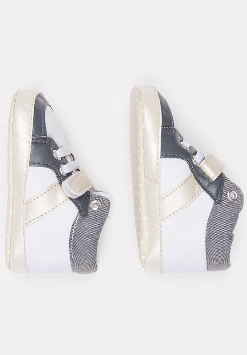 Pop Candy - Boys Hi Top Sneakers White