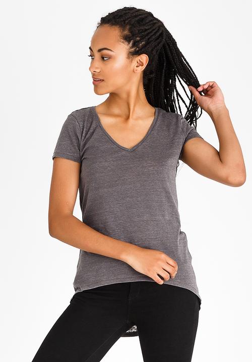 edit - V Neckline Tunic Taupe