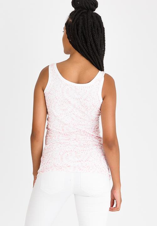 JEEP - Short Sleeve Printed Vest Coral