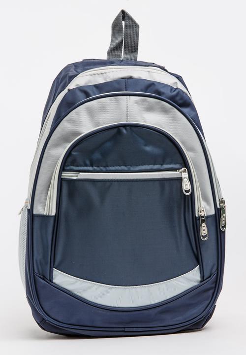 Pop Candy - Colour Block Backpack Navy