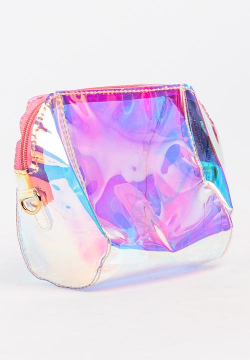 Pop Candy - Girls Iridescent Shoulder Bag Pale Blue