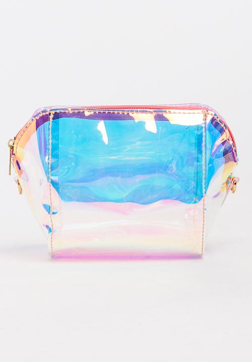 Pop Candy - Girls Iridescent Shoulder Bag Pale Blue