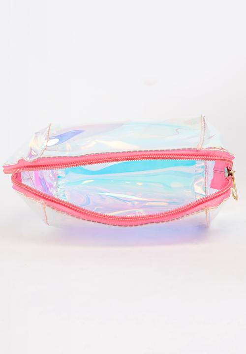 Pop Candy - Girls Iridescent Shoulder Bag Pale Blue