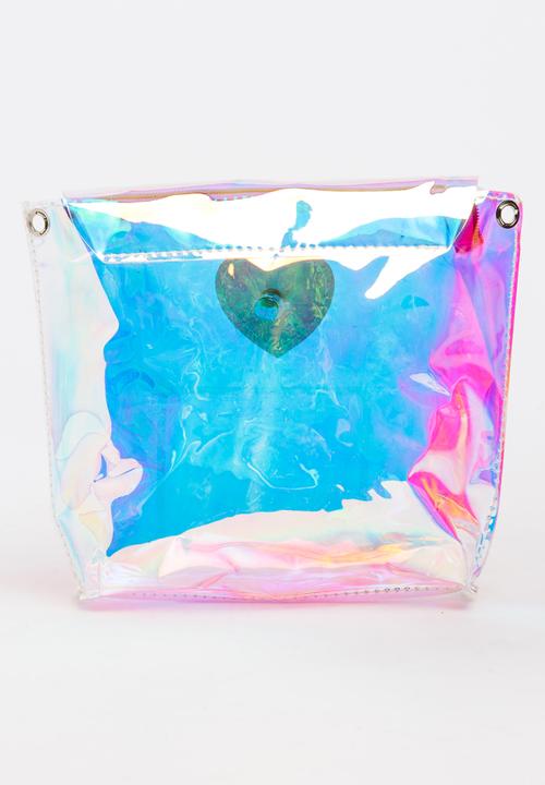 Pop Candy - Girls Iridescent Shoulder Bag Pale Pink
