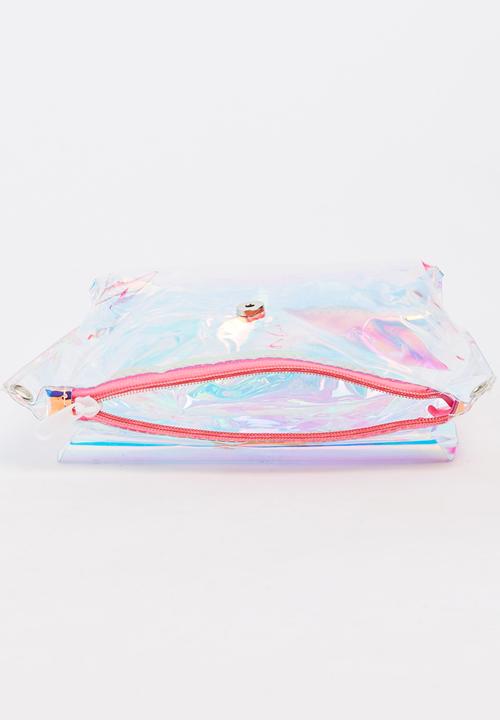 Pop Candy - Girls Iridescent Shoulder Bag Pale Pink