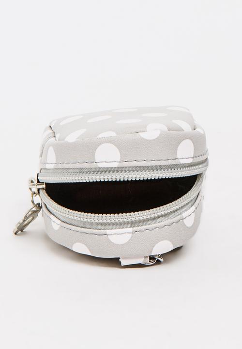 Pop Candy - Girls Spot Backpack Coin Purse Grey