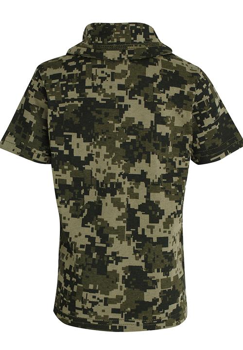 SOVIET - Lazio Hooded Tee Khaki Green