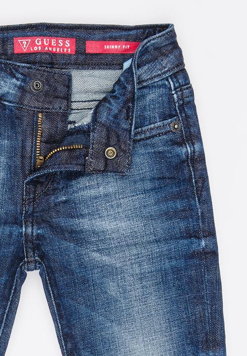 GUESS - Dark Norwood Skinny Jean Dark Blue
