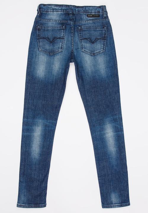 GUESS - Dark Norwood Skinny Jean Dark Blue