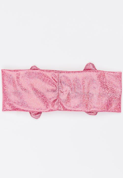 Pop Candy - Girls Bow Headband Pale Pink