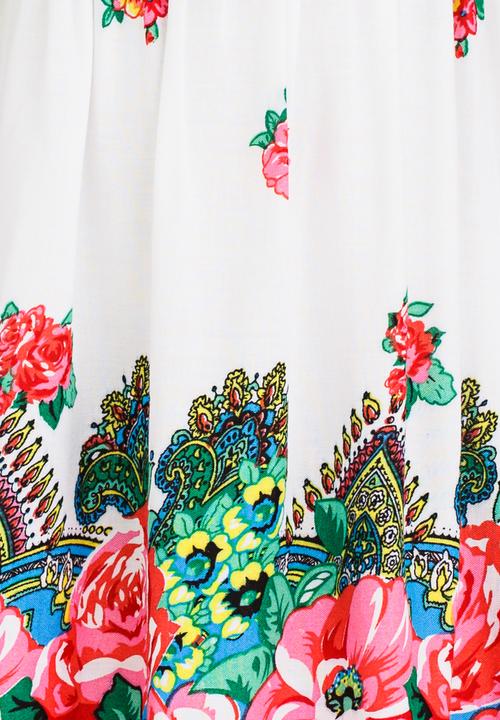 Pop Candy - Flower Printed Dress Multi-colour