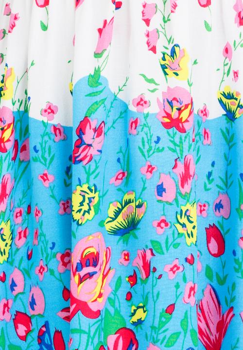 Pop Candy - Flower Printed Dress Multi-colour