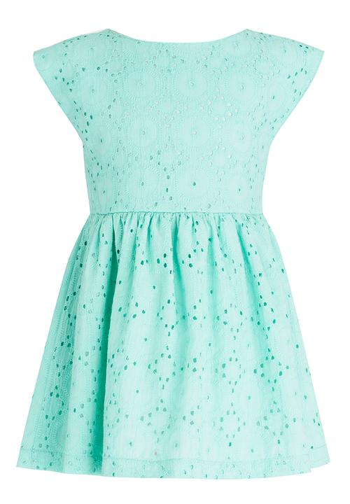 See-Saw - Anglaise Dress with Back Tie Green