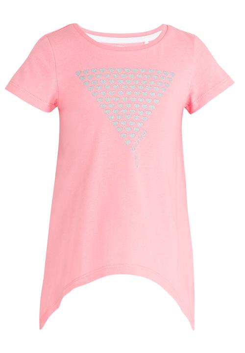 GUESS - Girls Tri Hearts Tee Mid Pink
