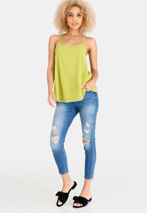 c(inch) - Easy Fit Cami Green