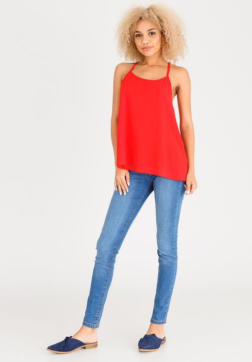 c(inch) - Easy Fit Cami Red