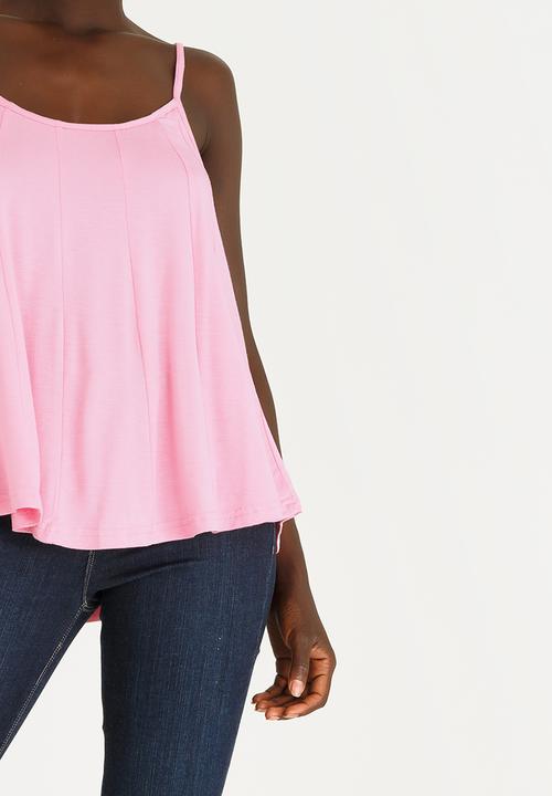 edit - Strappy Swing Top Pale Pink