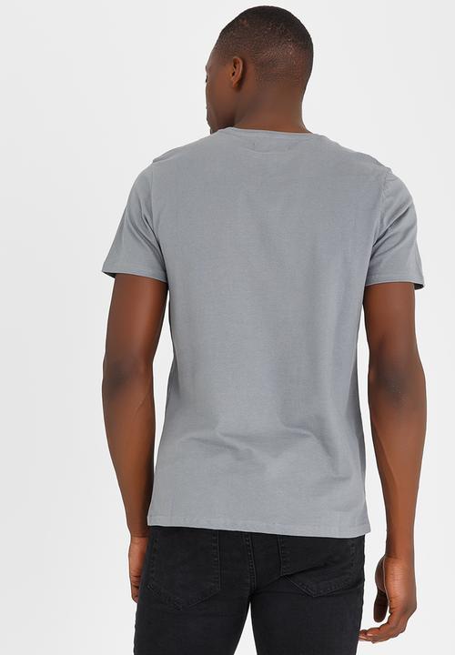 Sassoon - Sassoon Embrodiery Tshirt Mid Grey