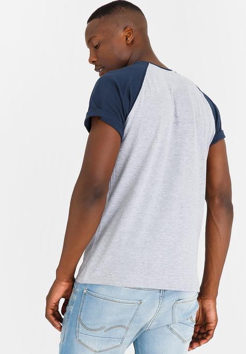 JEEP SPIRIT - Raglan Printed Tee Grey