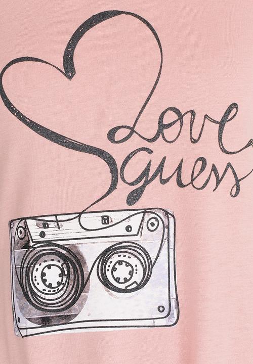 GUESS - Camera Tie Tank Mid Pink