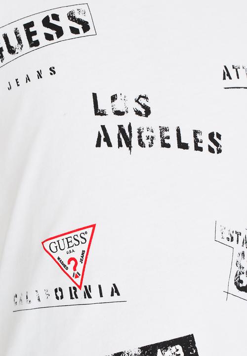 GUESS - Stamped Tee White