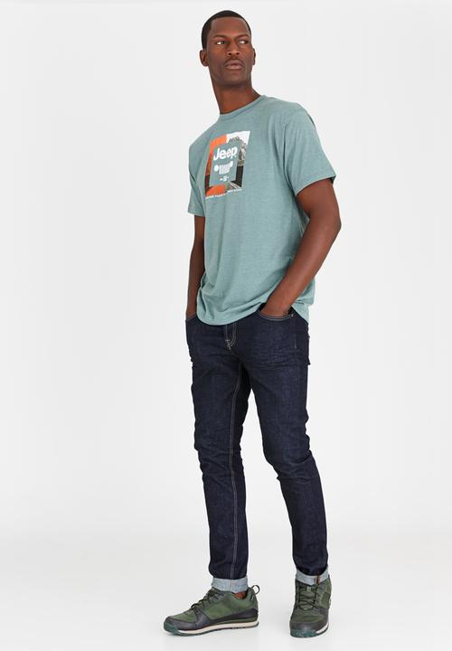 JEEP - Printed Tee Green