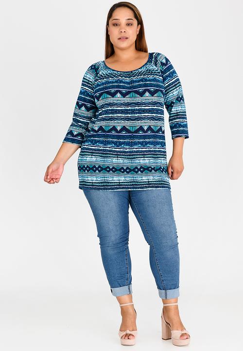 edit Plus - Gauged Tunic Multi-colour
