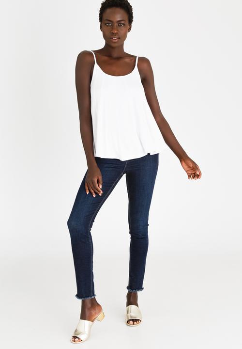 edit - Strappy Swing Top White